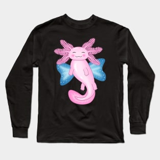 Butterfly Axolotl Long Sleeve T-Shirt